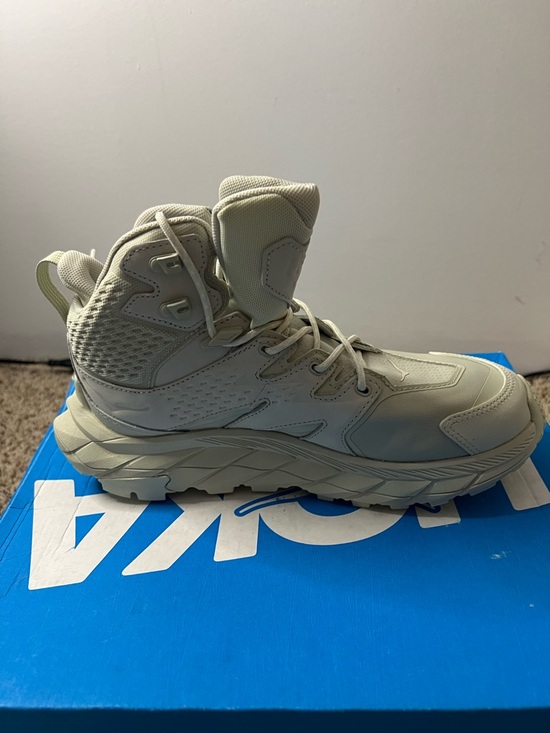 Hoka One Women's Anacopa Mid GTX Sneakers in Celedon Tint/Eggnog Size 7B NIB - Picture 7 of 11